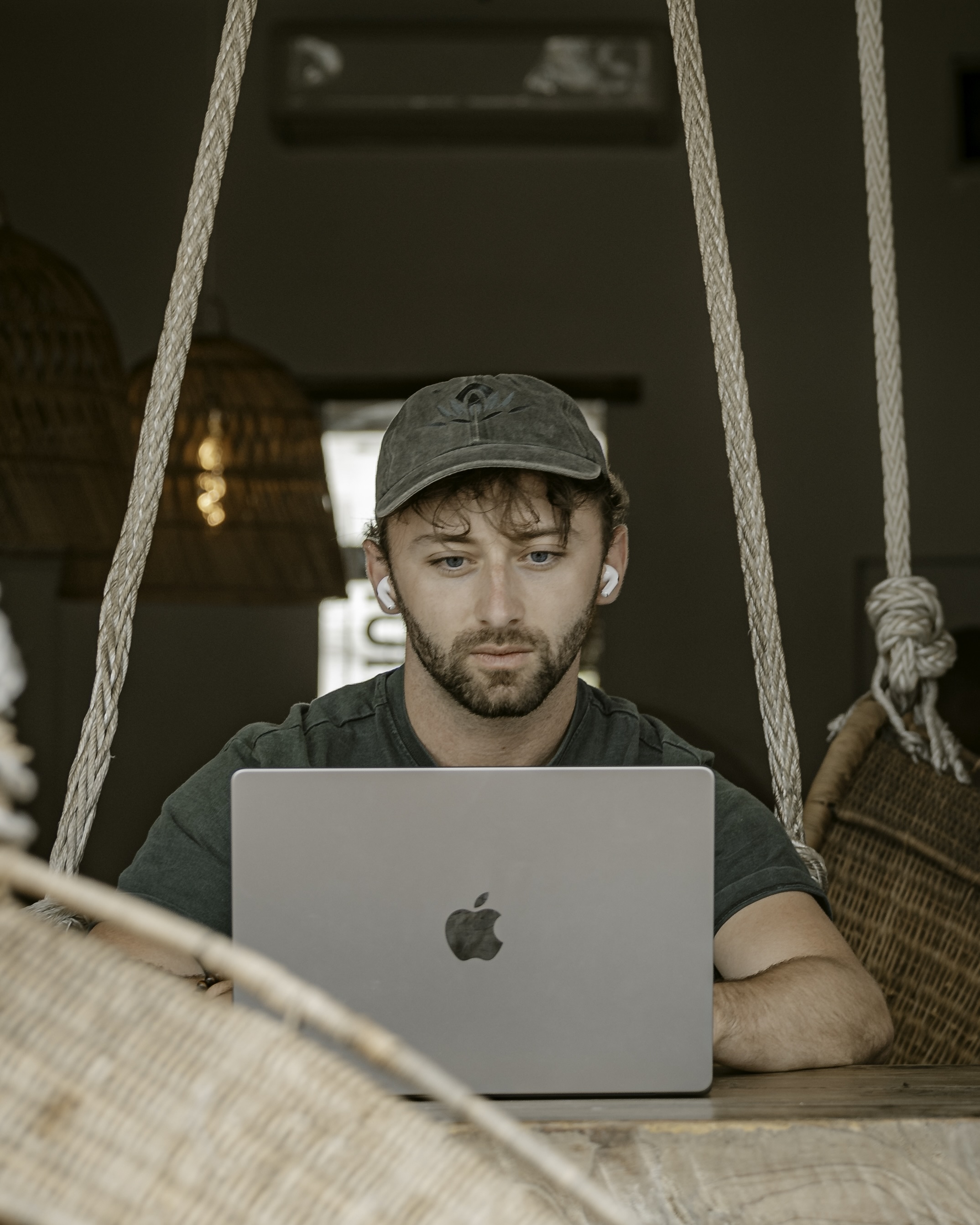 Daniel working